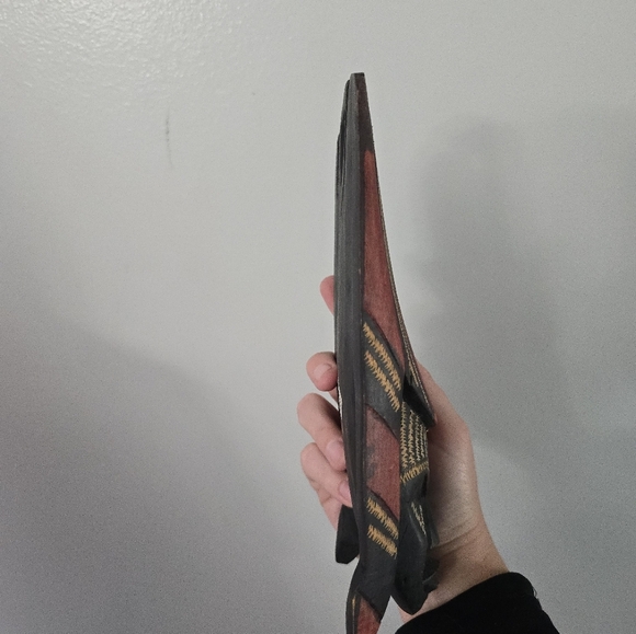 VTG African Tribal Wooden Kenya Mask Hand Carved and Painted * Chip - Picture 6 of 12